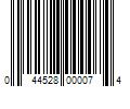 Barcode Image for UPC code 044528000074