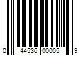 Barcode Image for UPC code 044536000059