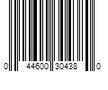 Barcode Image for UPC code 044600304380