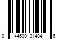 Barcode Image for UPC code 044600314846