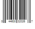 Barcode Image for UPC code 044600320267