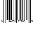 Barcode Image for UPC code 044600322605