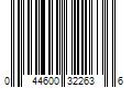 Barcode Image for UPC code 044600322636