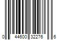 Barcode Image for UPC code 044600322766