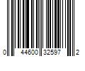 Barcode Image for UPC code 044600325972