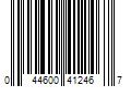 Barcode Image for UPC code 044600412467