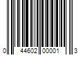 Barcode Image for UPC code 044602000013