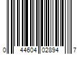 Barcode Image for UPC code 044604028947