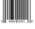 Barcode Image for UPC code 044630000016