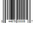 Barcode Image for UPC code 044675000057