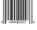 Barcode Image for UPC code 044694000076