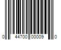 Barcode Image for UPC code 044700000090