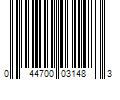 Barcode Image for UPC code 044700031483