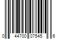 Barcode Image for UPC code 044700075456