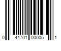 Barcode Image for UPC code 044701000051