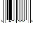 Barcode Image for UPC code 044701000068