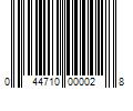 Barcode Image for UPC code 044710000028