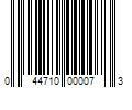 Barcode Image for UPC code 044710000073