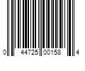 Barcode Image for UPC code 044725001584