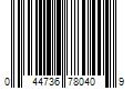 Barcode Image for UPC code 044736780409