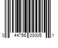 Barcode Image for UPC code 044756000051