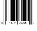 Barcode Image for UPC code 044774000057