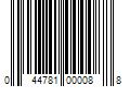 Barcode Image for UPC code 044781000088