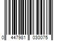 Barcode Image for UPC code 0447981030075