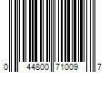 Barcode Image for UPC code 044800710097