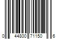 Barcode Image for UPC code 044800711506