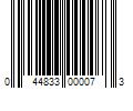 Barcode Image for UPC code 044833000073