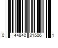 Barcode Image for UPC code 044840315061