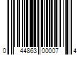 Barcode Image for UPC code 044863000074