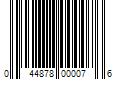 Barcode Image for UPC code 044878000076