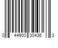 Barcode Image for UPC code 044900304363