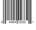 Barcode Image for UPC code 044904023321