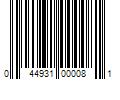 Barcode Image for UPC code 044931000081