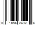 Barcode Image for UPC code 044936700108