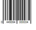 Barcode Image for UPC code 0449394000034