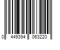 Barcode Image for UPC code 0449394063220