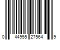 Barcode Image for UPC code 044955275649