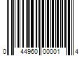 Barcode Image for UPC code 044960000014