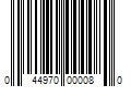 Barcode Image for UPC code 044970000080