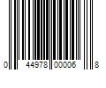 Barcode Image for UPC code 044978000068