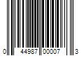 Barcode Image for UPC code 044987000073