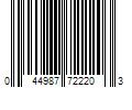 Barcode Image for UPC code 044987722203