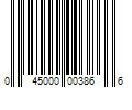 Barcode Image for UPC code 045000003866