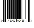 Barcode Image for UPC code 045000004863