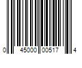 Barcode Image for UPC code 045000005174