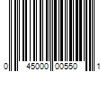 Barcode Image for UPC code 045000005501